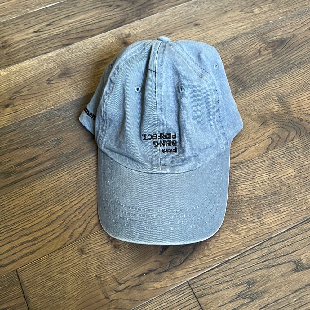 Blue hat